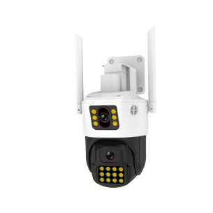 CS663DR 1296P HD Dual-lens&Views on One Screen Security Camera 