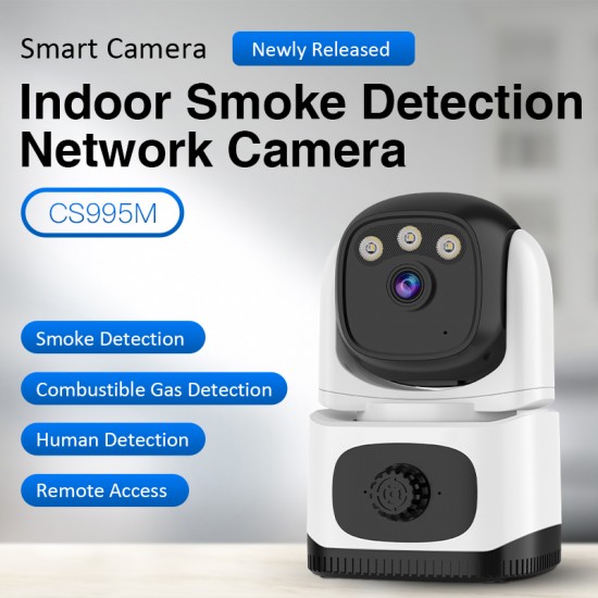 CS995M Indoor Smoke Detection Network Camera for Home Careness
