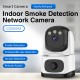 CS995M Indoor Smoke Detection Network Camera for Home Careness