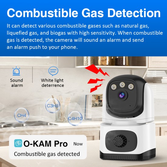 CS995M Indoor Smoke Detection Network Camera for Home Careness