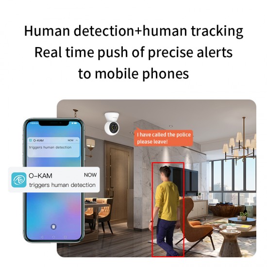 C991 Indoor  3MP HD Pan&Tilt Cut Dome Camera