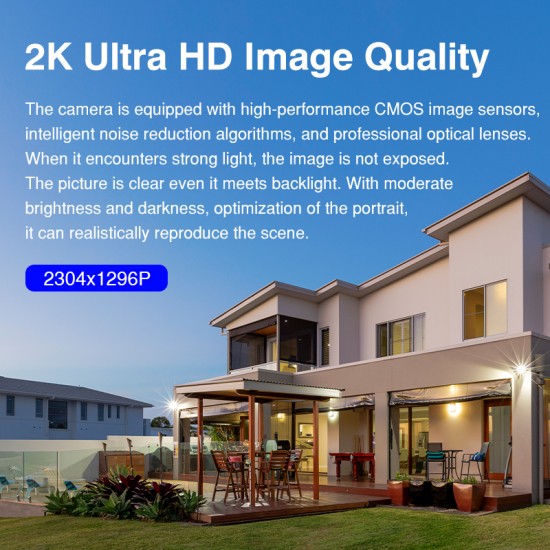 CB67D  Solar Panel Security  Outdoor WIFI  Battery