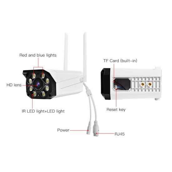 CG550 [Europe Version] 4G Smart Outdoor Wateproof  Camera