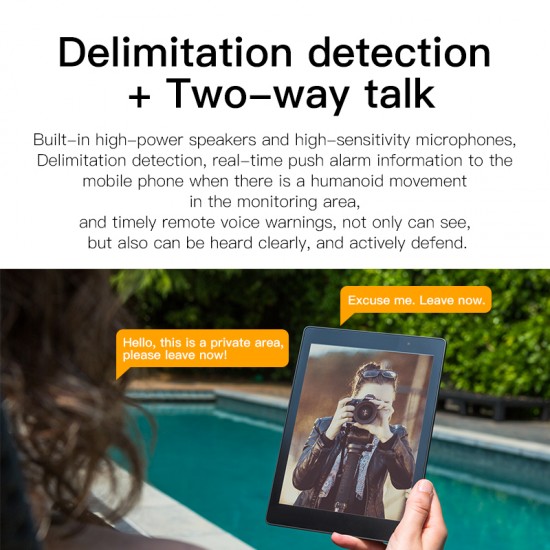 CG666  [Europe Version] 4G Smart Outdoor Wateproof  Camera