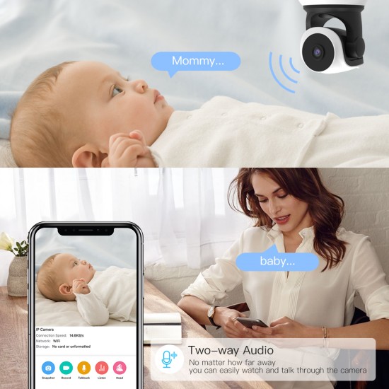 CS24B Smart Indoor IP Camera with  Backup battery