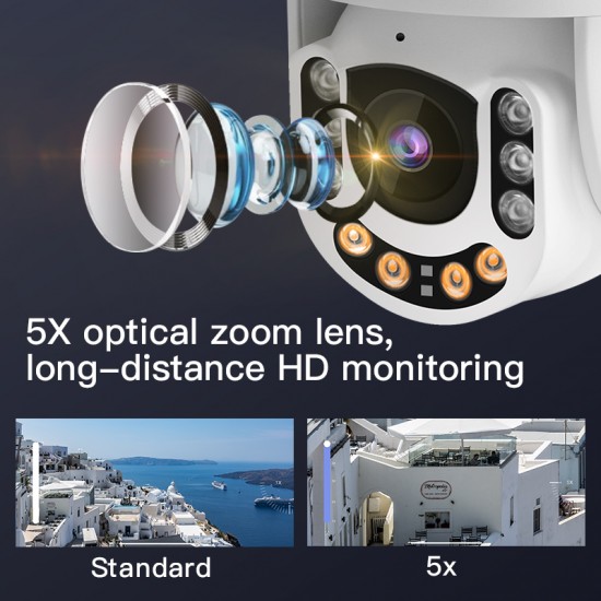 CS65Q-X5  4MP PTZ  5X Optical Zoom Security Camera
