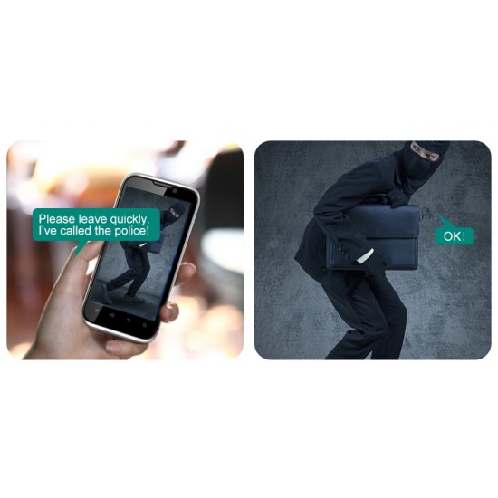 CS662 Smart Outdoor Red&Blue Lights Alarm IP Camera 