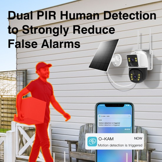 BG66DR  4G Solar Low Power Dual View Camera 【Europe