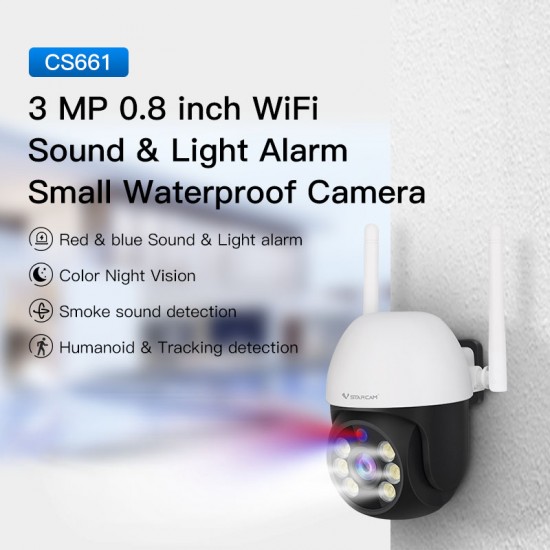 CS661 MiNi 1080P Outdoor Security Camera for House/Yard Security 