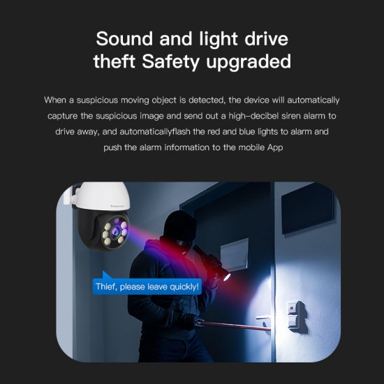 CS661 MiNi 1080P Outdoor Security Camera for House/Yard Security 